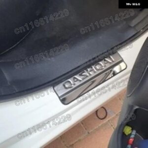 日産 キャシュカイ 2007-2019 J10 J11 ステンレス ミラー ドアシル/ スカッフプレート /スレッショルド 4個