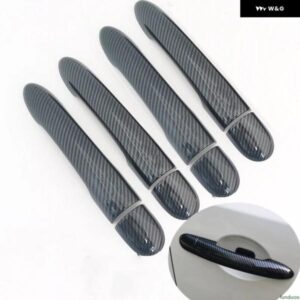 日産 プリメーラ P12 2002 - 07 カーボン クローム カー ドアハンドル カバー スタイリング アクセサリー