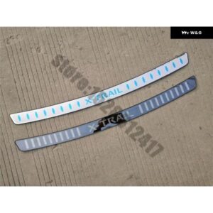 日産 X-TRAIL T32 2014- 2021 リア スタイリング ステンレス リア バンパー プロテクター シル トランク トレッドプレート トリム