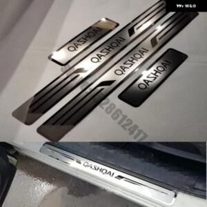 日産 キャシュカイ J10 J11 2007- 2017-2021 アクセサリー ドアシル スカッフプレート キックガード ペダル スレッショルド ステップ プロテクター