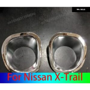 日産 X-TRAIL T31 2008 2009 2010 ABS フロント リア フォグランプ ランプカバー トリム フォグランプ モールディングガーニッシュ ベゼル プロテクター