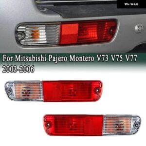 三菱 モンテロ パジェロ ショーグン V73 V75 V77 2003-2006 リア バンパー リフレクター ライト テールシグナルランプ MN13377 MN133776