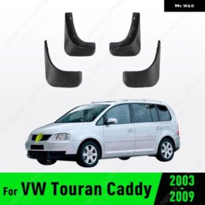 フォルクスワーゲン VW トゥーラン キャディ MK1 2003 - 09 フェンダー マッド フラップ スプラッシュガード マッドガード マッド フラップ