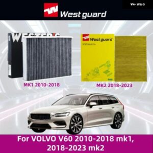 VOLVO V60 2010-2018 MK1 2018-2023 MK2 キャビンエア フィルター エアコン カーリフレッシャー カーアクセサリー
