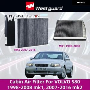 VOLVO S80 1998-2008 MK1 2007-2016 MK2 キャビンエア フィルター エアコン カーリフレッシャー カーアクセサリー