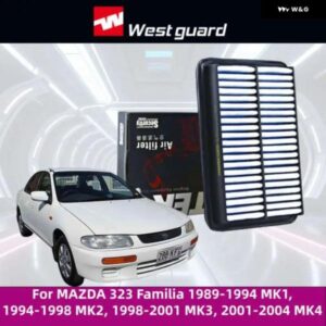 マツダ 323 ファミリア 1989-1994 MK1 1994-1998 MK2 1998-2001 MK3 2001-2004 MK4 エア フィルター カーアクセサリー B595-13Z40