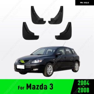 フェンダー マツダ 3 BK ハッチバック M3 2004-2008 2005 2006 2007 車 フロント リア スプラッシュガード マッド フラップ マッドガード マッド フラップ