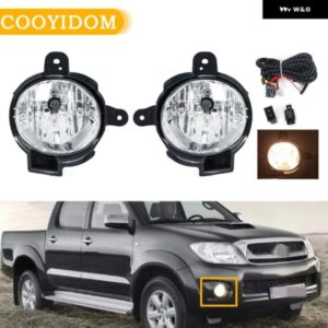 フォグランプ トヨタ ハイラックス ヴィーゴ MK6 2008 - 11 フォグライト ヘッドライト 車用 フォグランプ 電球 付き ドライビングランプ