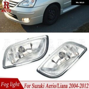 フロント バンパー フォグランプ アセンブリ フォグライト デイライト フォグランプ スズキ アエリオ/リアナ2004-2012 スズキ SX4 2006-2014セダン