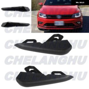 VW JETTA GLI 2015 - 18 1ペア フロント フォグランプ ランプ グリル カバー トリム カーアクセサリー 5C6853509A 5C6853510A
