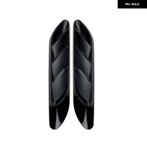 車サイド エアベント カバー トリム フェンダー ステッカー メルセデス ベンツ C クラス W206 2022+ C200 C260 AMG C63 ブライトブラック