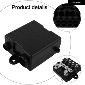 な配電ブロック5ウェイ設計 メガミディヒューズと互換性あり さまざまな用途