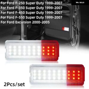 2個 車ドアインナー パネル ライト LEDライト フォード F250 F350 F450 F550 1999-2007 フォード エクスカージョン 2000-2005
