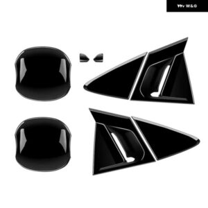 車用光沢ブラック トヨタ プリウス 60系 2020-2023年式 ハンドル 外装 ドアハンドル ボウルカバー トリム ステッカー