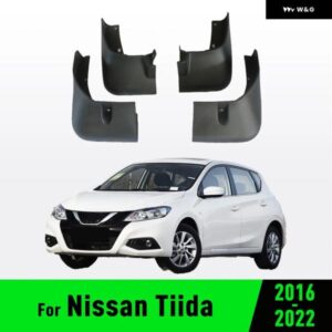 フェンダー マッドガード マッド フラップ ガード スプラッシュ フラップ マッドガード カーアクセサリー 日産 ティーダ 2016-2022 2017 - 21