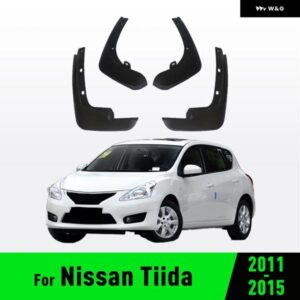 フェンダー マッドガード マッド フラップ ガード スプラッシュ フラップ マッドガード カーアクセサリー 日産 ティーダ 2011-2015 2012 2013 2014