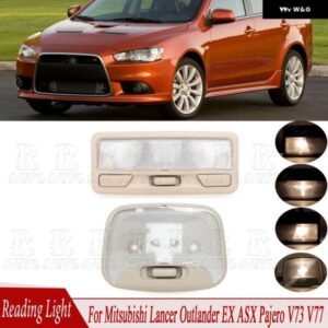 フロントリア 車内読書灯ドームライトルーフランプグレーベージュ 三菱 ランサーアウトランダーEX ASX パジェロ V73 V77