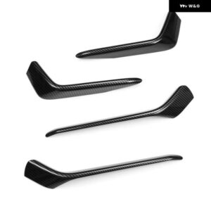 カーボン フロントリア フォグランプ トリム ホンダ シビック ハッチバック 2020 2021