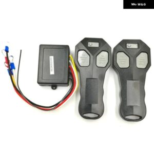 汎用 カーワイヤレスウインチ リモコン ツインハンドセット付き 2マッチング