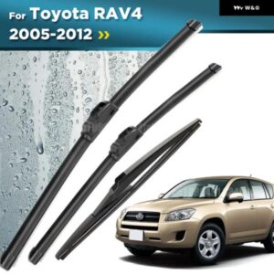 トヨタ RAV4 XA30 2005-2012 2006 2007 2008 ワイパー フロント リア ワイパー ブレード フロントガラス ウインドウブラシ 24インチ+16インチ+12インチ