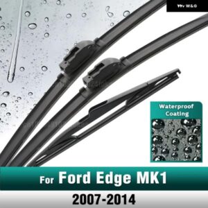 シリコンゴム製 フロント/リア ワイパー ブレードセット フォード エッジ MK1 2007 - 2014 フロントガラス フロントガラス ウィンドウブラシ