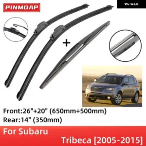 スバル トライベッカ 2005-2015 フロント リア ワイパー ブレード ブラシ カッター アクセサリー Jフック 2005 - 12