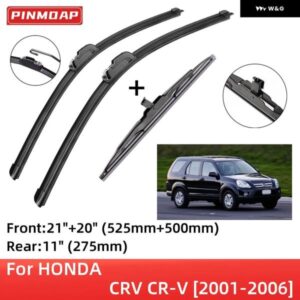 ホンダ CRV CR-V 2001-2006 フロントリア ワイパー ブレード ブラシカッターアクセサリー Jフック 2001 - 06