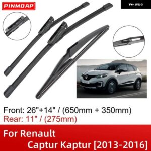 ルノー キャプチャー キャプチャー 2013-2016 26インチ+14インチ+11インチ フロントリア ワイパー ブレード ブラシ カッター アクセサリー 2013 - 16