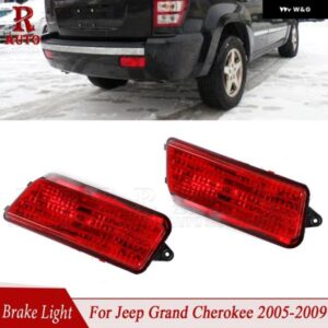レッドレンズ テール ブレーキライト テールライト ジープ グランド チェロキー 2005-2010 フォグランプ リア バンパー リフレクター ライト バルブ 無