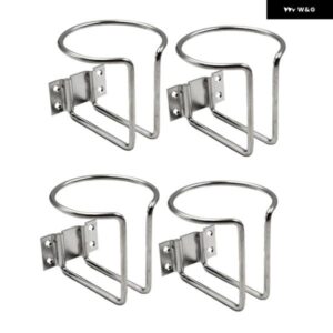 ステンレス 車 ボート リング カップ ドリンク ホルダー ボトル スタンド マリン ヨット トラック RV キャンピングカー 4個