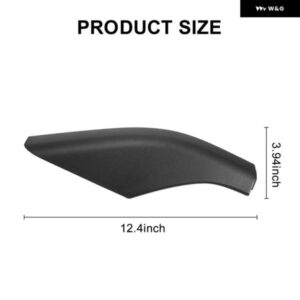 4個 ブラック ABS 車用ルーフラゲッジラックレールエンドカバー シェル プロテクター 2個