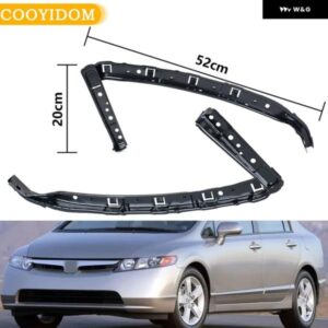 車用フロントアッパー ヘッドライト カバー ストリップ ホンダ シビック セダン 2006 - 09 2011 2011 ヘッドライト シール トリム