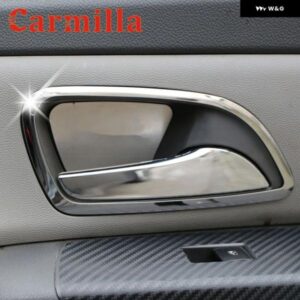 ステンレス インテリア ドアハンドル カバー リング トリム カーアクセサリー シボレー クルーズセダン ハッチバック 2009-2014
