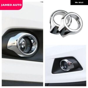 車用フロントヘッド フォグライト ランプカバー トリム フォグライト フレーム フォード エコスポーツ2013-2017 ABSクローム スタイリング 2個