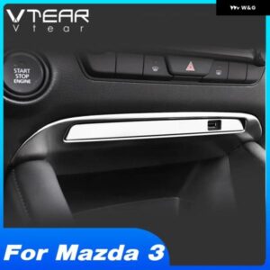 マツダ3 BP 2022-2019 アクセサリー インテリア モールディング セントラ ル コントロール USB デコレーション フレーム カバー トリム カスタム