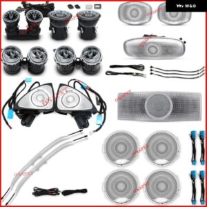 ベンツ E クラス クーペ CLS W213 W238 W257 E200 E300 E400 E43 E53 LEDバックライト エアベント ツイーターノズル スピーカー アンビエントライト