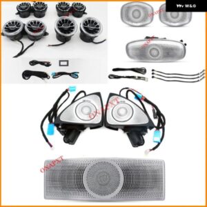 メルセデスベンツ S クラス W222 S320 S350 S400 S450 S500 車用 LED エアベント 3D ツイーター 天井 スピーカー アンビエントライト ノズルランプ