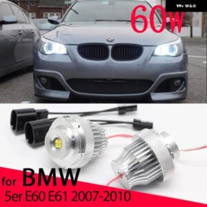 車用 ヘッドライト バルブ エンジェルアイズ マーカーライト バルブ BMW 5シリーズ E60 E61 LCI ハロゲン ヘッドライト 545I 550I 535I 530I 520I 07-10