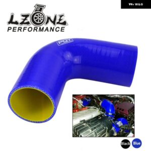 2.0インチ 51MM 90度エルボ シリコンホース パイプ ターボインテーク ブルーイエロー / ブラックイエロー JR-SH9020-QY