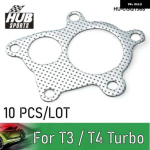 HUB SPORTS 10個 5ボルト ダウン パイプ ガスケット ターボ マニホールド GT35-GT35R T3/T4 ターボ HU-CGQ136S