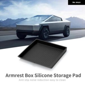 車ピックアップセンター コンソール アームレスト ボックス 収納 滑り止め パッド TESLA CYBERTRUCK 2024内装 カスタム アクセサリー