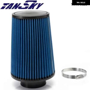 パフォーマンスエア フィルター 76MM 240MM高 コールドエアインテークエア フィルター TK-AF002G