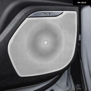 車ドア オーディオ スピーカー カバー A/Cピラー ツイーターホーンカバー リアドア パネル スピーカー ステッカー CHERY TIGGO 9 2025