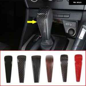カーボンルック インテリア ギア シフト ノブヘッドカバー 装飾 トリム BMW 3 5シリーズX3 X5 E60 E61 E90 E83 E53 E87 E92