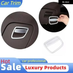 ABS シルバー 運転席側 グローブ 収納 ボックス ハンドルカバー デコレーション トリム BMW 5シリーズ G30 2017 - 22