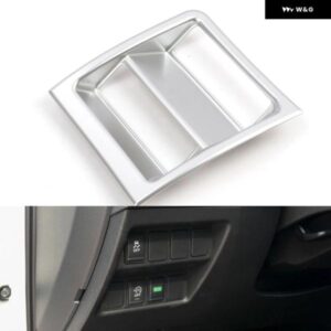 クローム 日産 QASHQAI J11 DUALIS 2 X-TRAIL 2016 - 19 ヘッドライト スイッチ カバー ランプ ボタン フレーム トリム アクセサリー