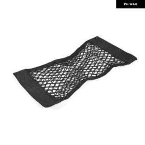 ポルシェ タイカン 2019-2024 ポリエステル ブラック カー トランク 収納 ネットバッグ カーゴ 収納 ネット インテリア カーアクセサリー