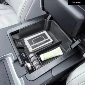 ACURA MDX 2022-2025 ABS ブラック カーセンター コンソール オーガナイザー アームレスト ボックス 収納 ボックス トレイ インテリア カーアクセサリー