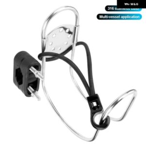ポータブル ホース蹄形 安全 ブラケット マリン ライフブイ リング ホルダー ステンレス 防錆 ボートハードウェアパーツ