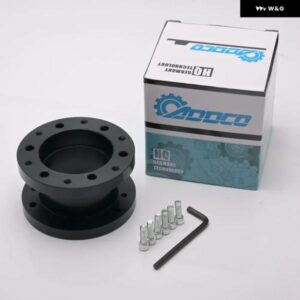 50MM高 合金 車用 ステアリングホイール ハブ 延長 アダプター スペーサー ADDG50MMBK